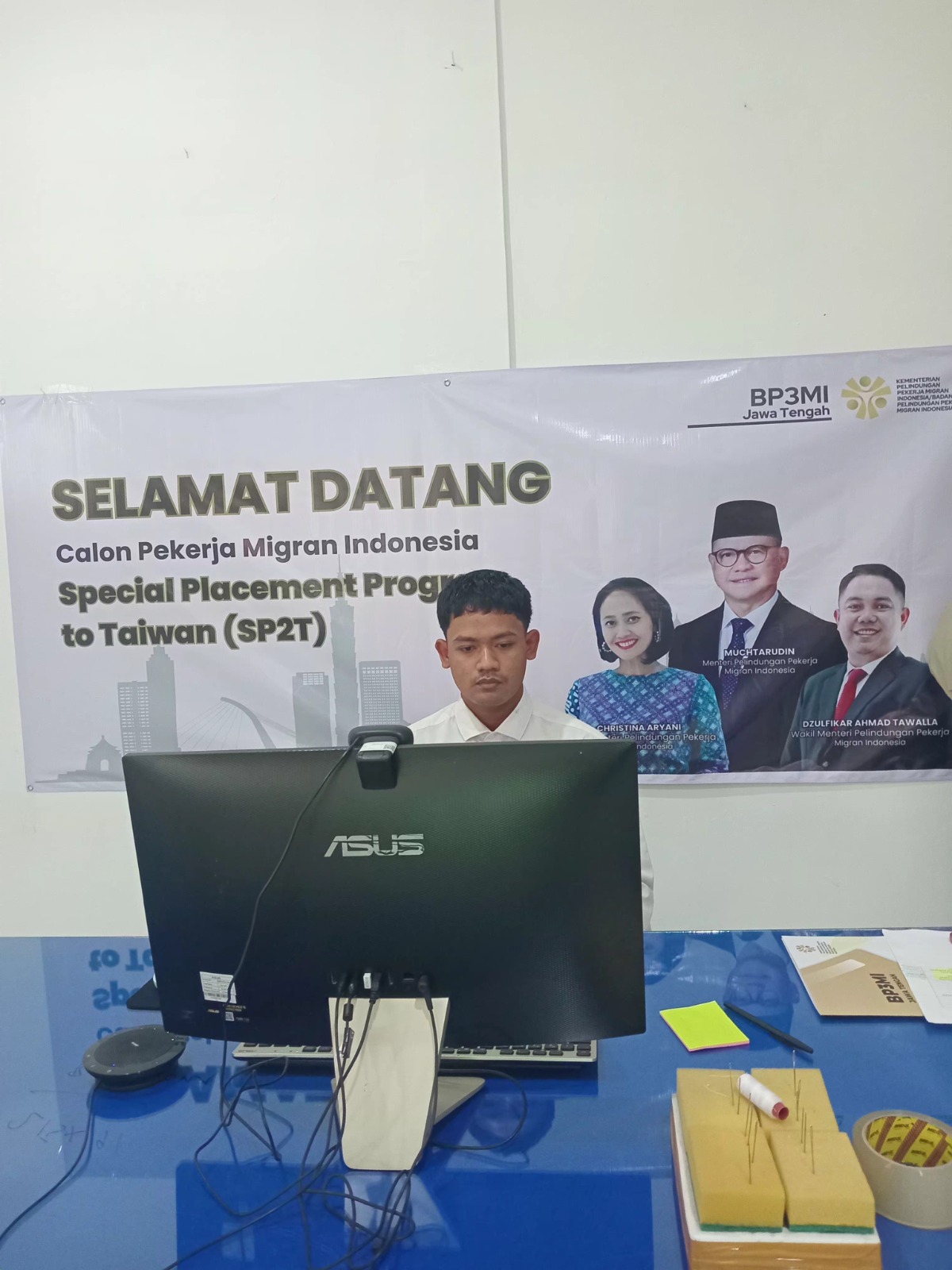 Pelaksanaan Seleksi Calon Pekerja Migran Indonesia untuk PT Shinkong Textile